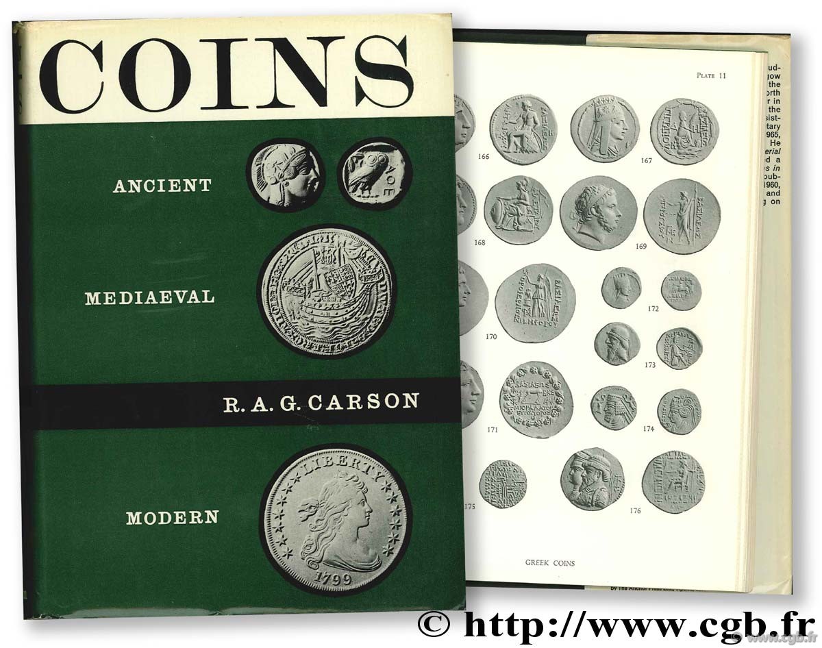 Coins, ancient, medieval and modern CARSON R.-A.-G.