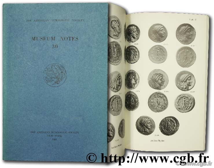 Museum notes 30, the american numismatic society 