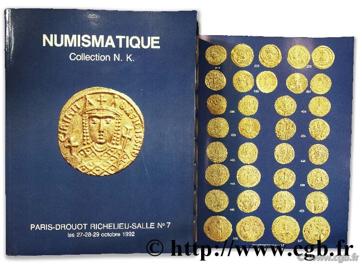 Numismatique, collection N.K. BOURGEY É.
