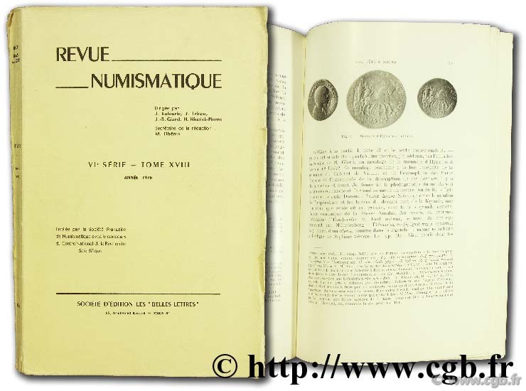 Revue numismatique 1976, VIème série  