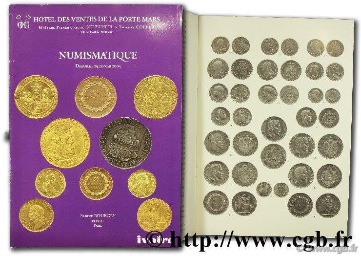 Numismatique, monnaies antiques, françaises, étrangères, médailles, lots BOURGEY S.