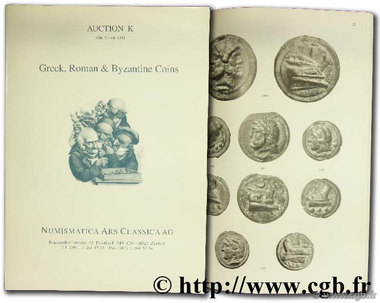 Auction 1, 30th march 2000, Greek, Roman & Byzantine Coins  NUMISMATICA ARS CLASSICA AG