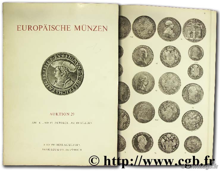 Europäische münzen, auktion 29 ADOLPH HESS AG LUZERN