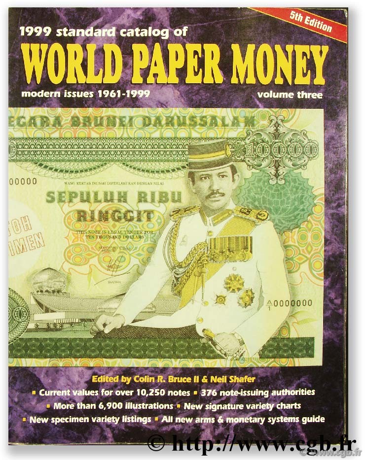 World Paper Money, modern issues 1961-1999 CUHAJ G.-S.