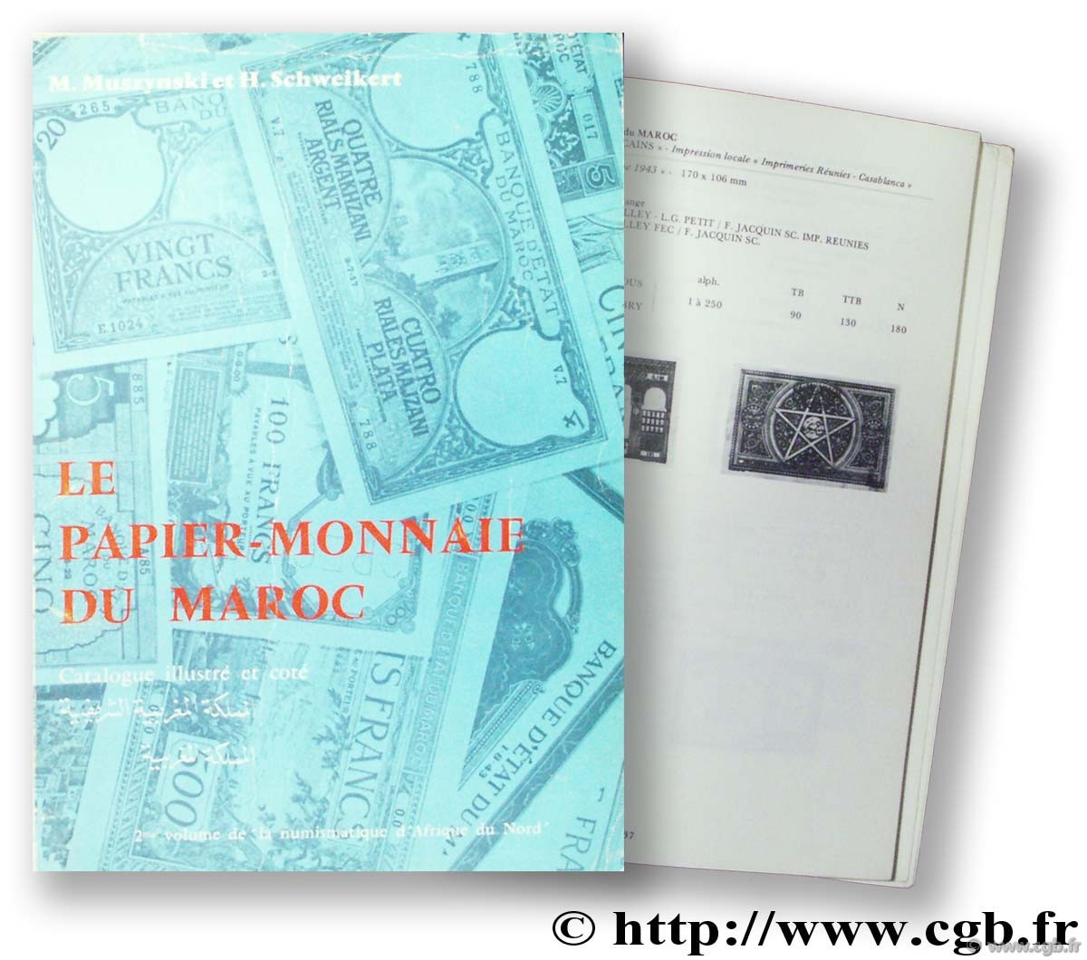Le papier-monnaie du Maroc MUSZYNSKI M., SCHWEIKERT H.