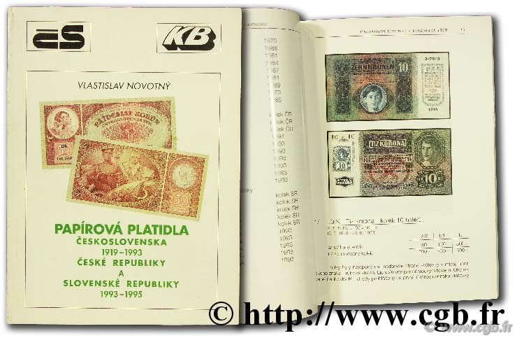 Papirova platilda ceskoslovenska 1919 - 1993, Ceské Republiky a Slovenské Republiky 1993 - 1995 NOVOTNY V.