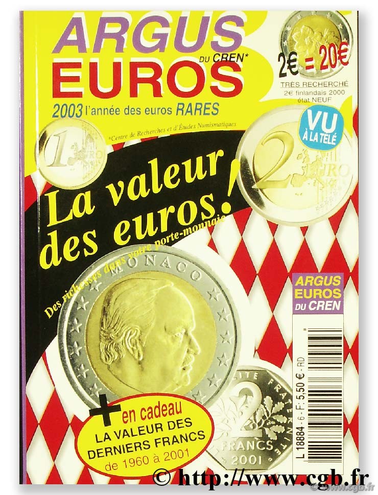 Argus du cren euros 2003 CREN