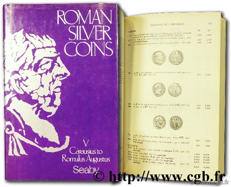 Roman silver coins - V - Carausius to Romulus Augustus SEABY H.-A.