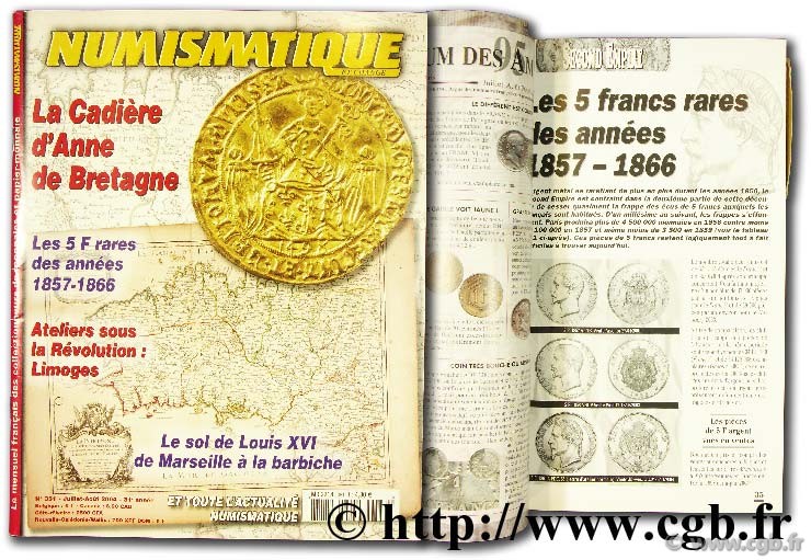 Numismatique et change 2004, n°351 NUMISMATIQUE ET CHANGE