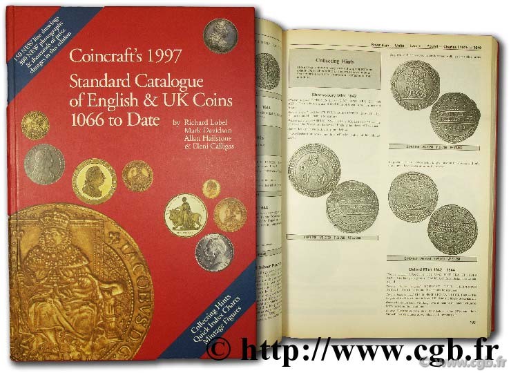 Coincraft s 1997, Standart catalogue of english & UK Coins 1066 to date CALLIGAS E., DAVIDSON M., HAILSTONE A., LOBEL R.