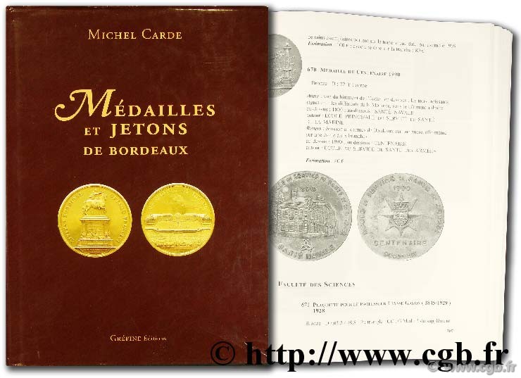 Médailles et Jetons de Bordeaux CARDE M.