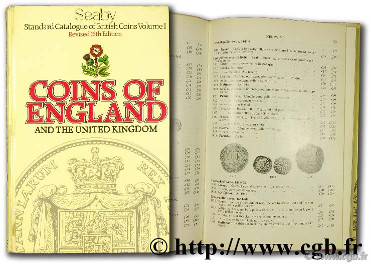 Coins of England  SEABY H.-A.