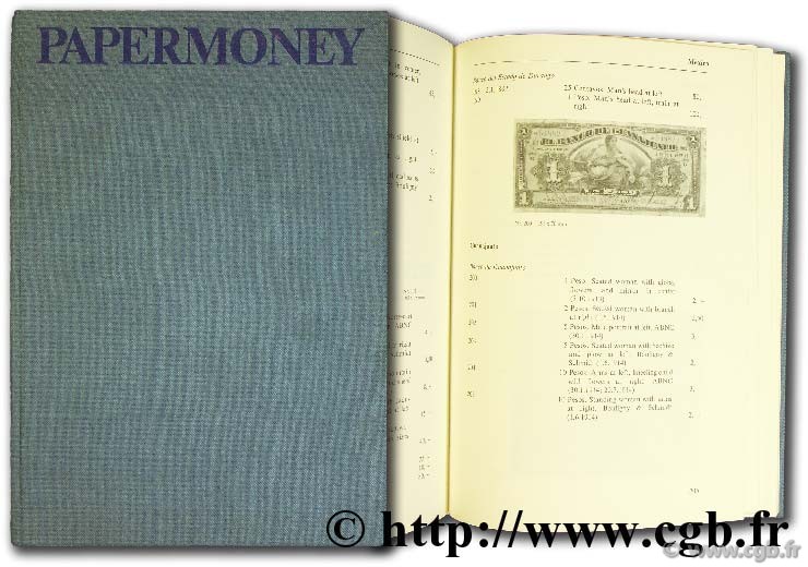Papermoney, catalogue of the Americas PICK A.