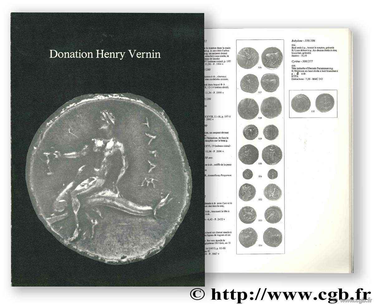 Catalogue de la donation Henry Vernin REYNAUD G.