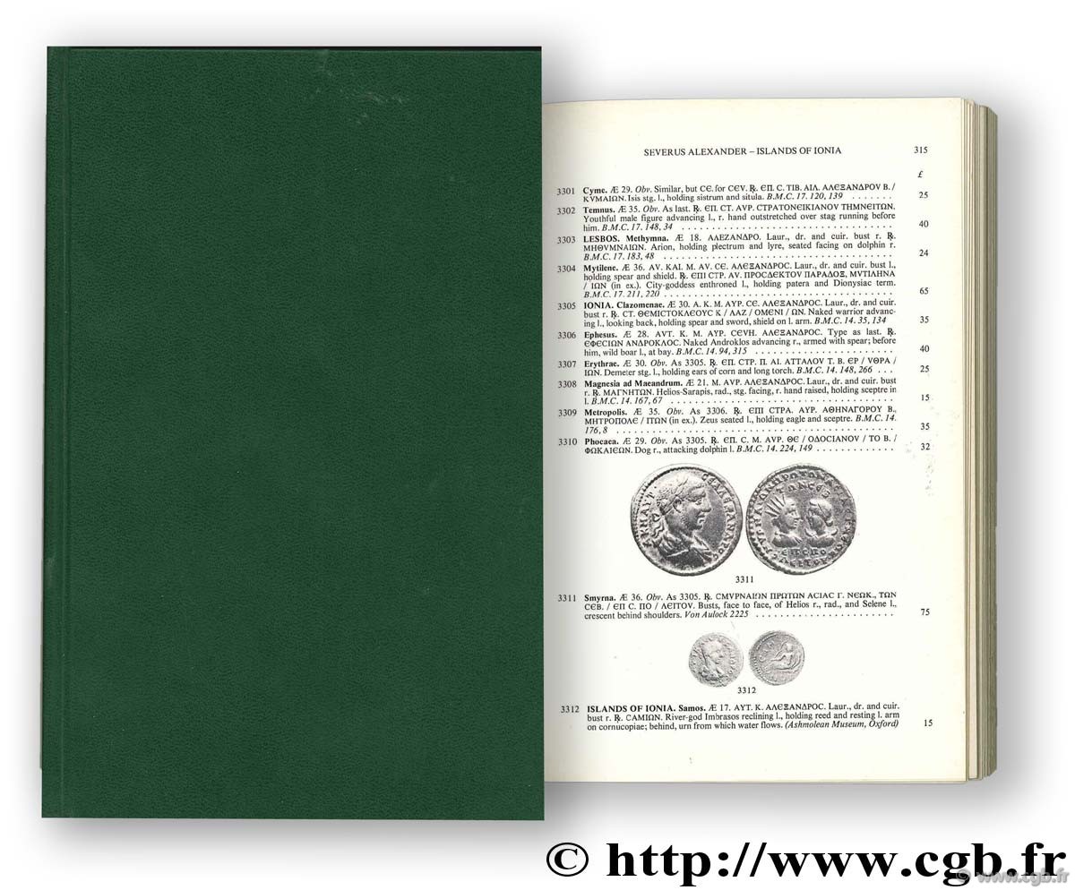 Greek imperial coins and their values : the local coinages of the Roman Empire SEAR D.-R.