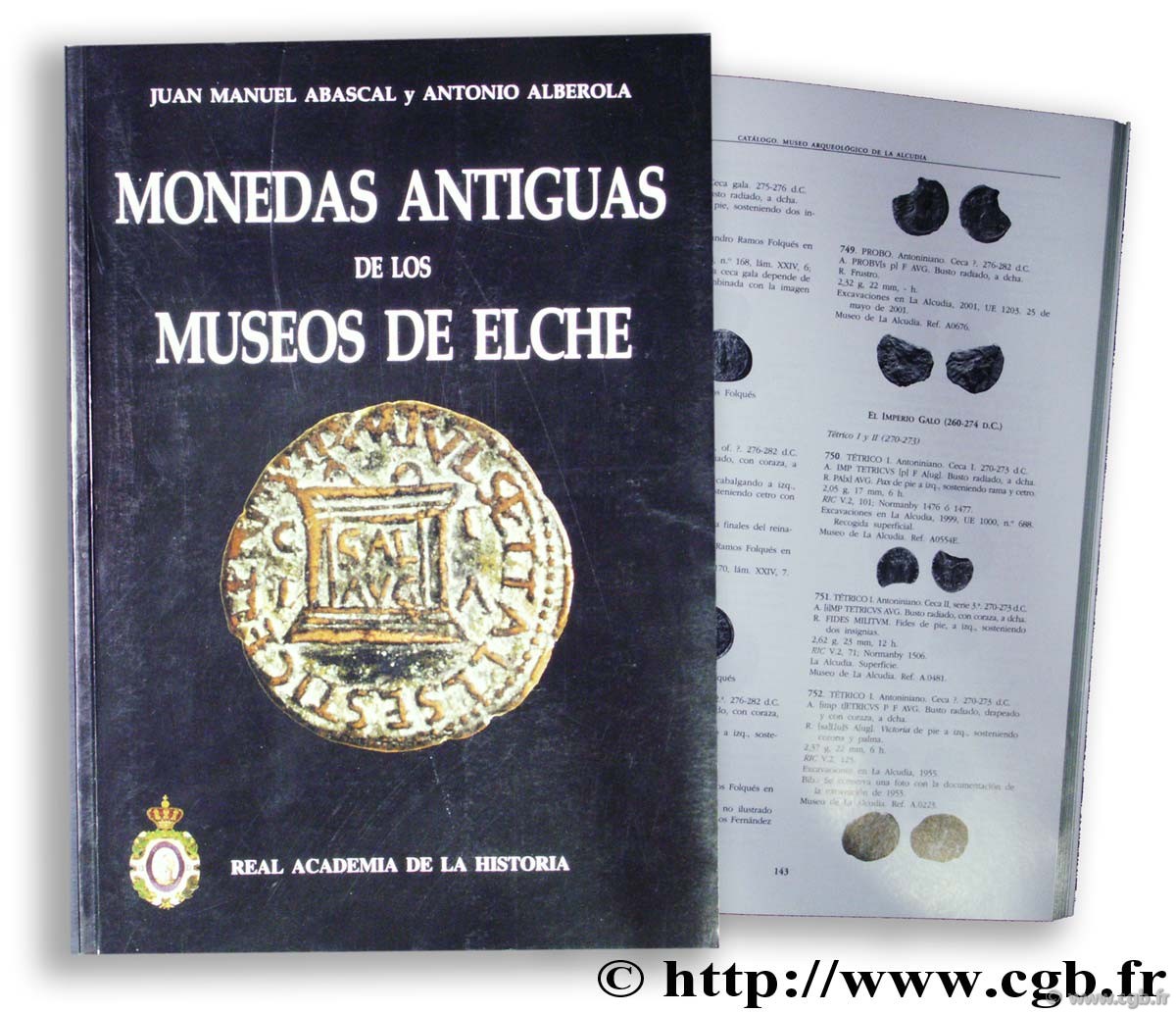 Monedas antiguas de los Museos de Elche ABASCAL J., ALBEROLA A.
