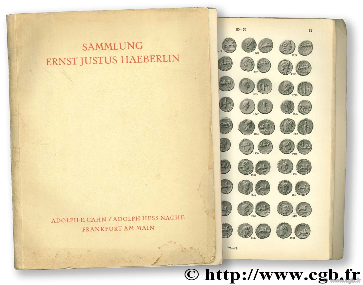 Sammlung Ernst Julius Haeberlin CAHN A., HESS A.