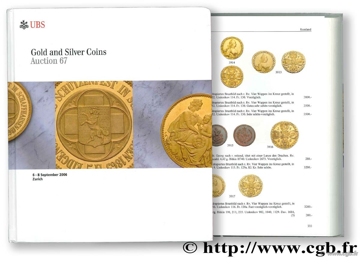 Gold and Silver Coins, auction 67, 6-8 septembre 2006 