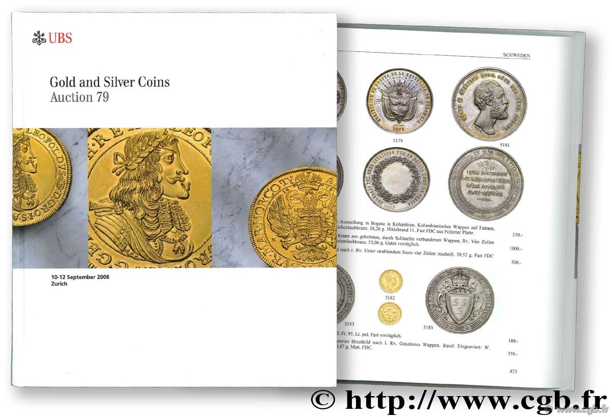 Gold and Silver Coins, auction 79, 10-12 septembre 2008 