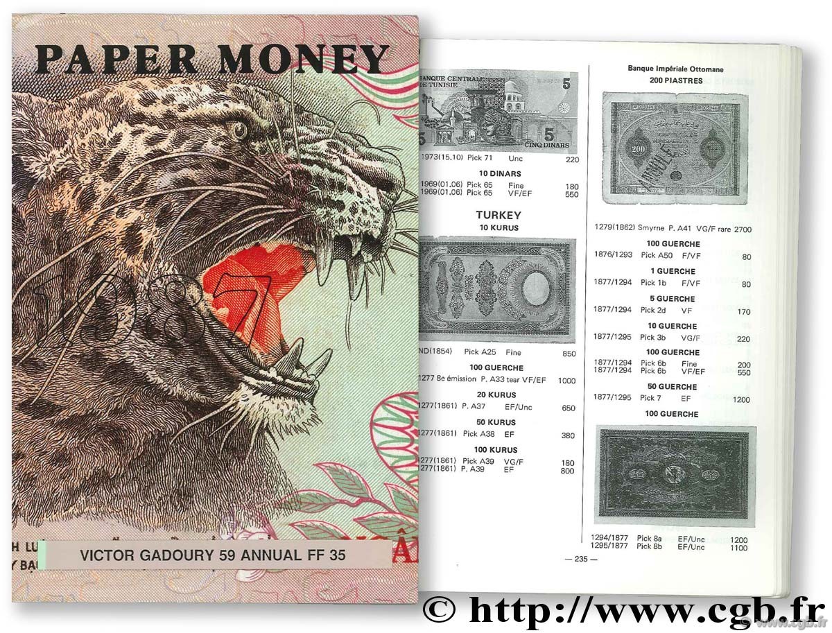 Paper money 1987 GADOURY V.
