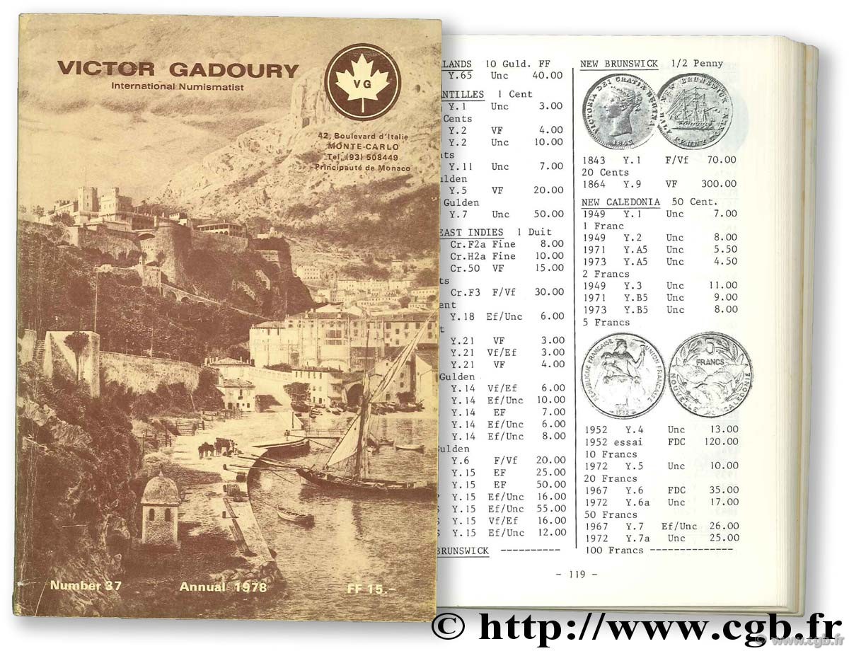 Paper money 1978 GADOURY V.