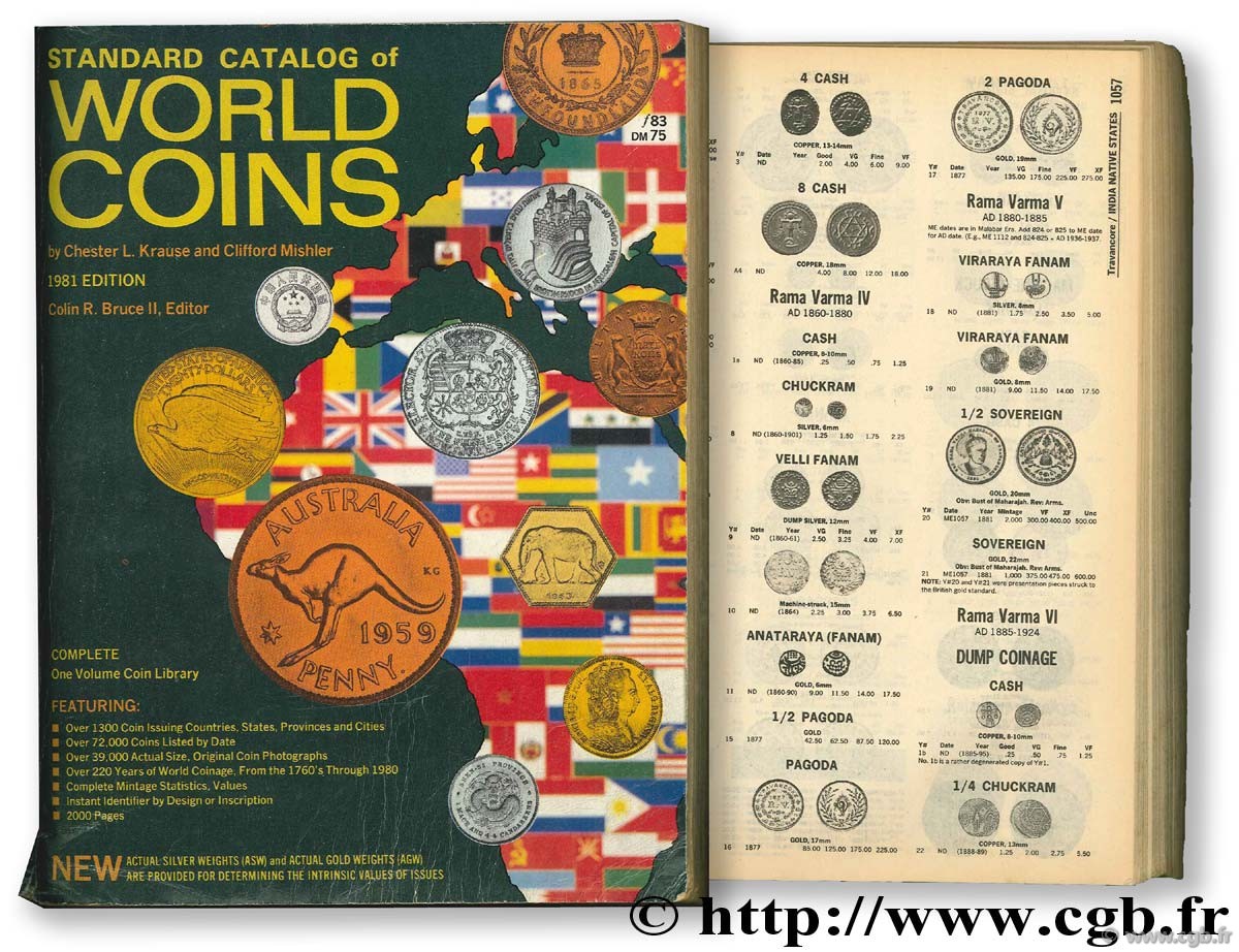 Standard catalog of world coins 1981 KRAUSE C.-L., MISHLER C.