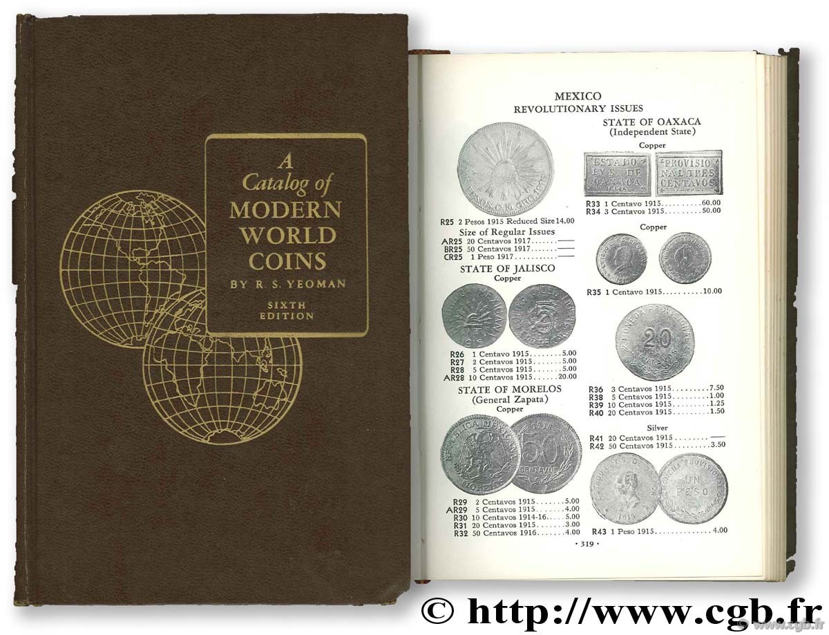 A catalog of modern world coins 1850 - 1964  YEOMAN R.-S.