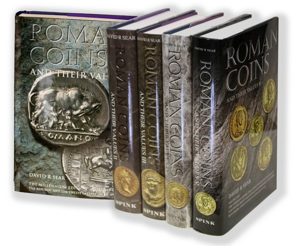 Roman Coins and their Values (Série complète de 5 volumes) SEAR David R.