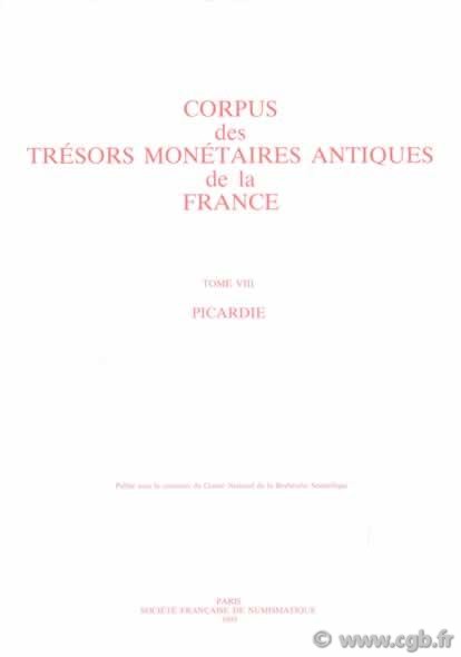 TAF - Corpus des trésors antiques de France, VIII-1, Picardie (Somme) S.F.N.