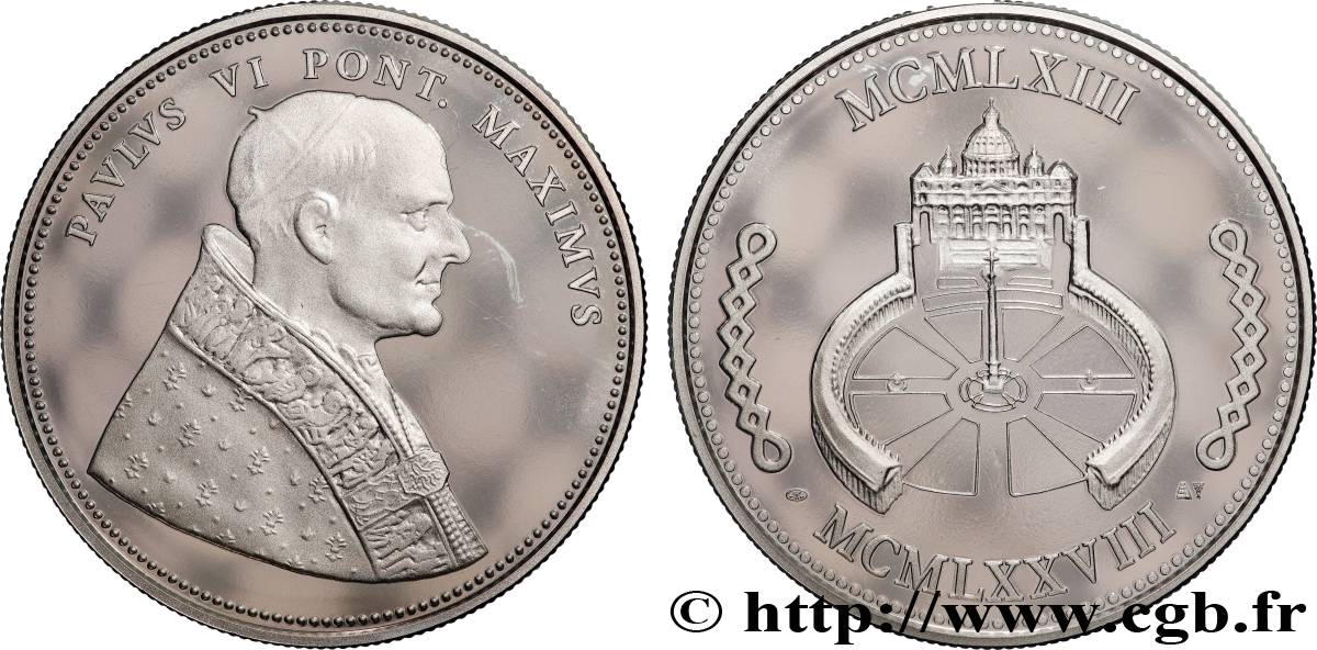 VATICAN AND PAPAL STATES Médaille, Paul VI MS