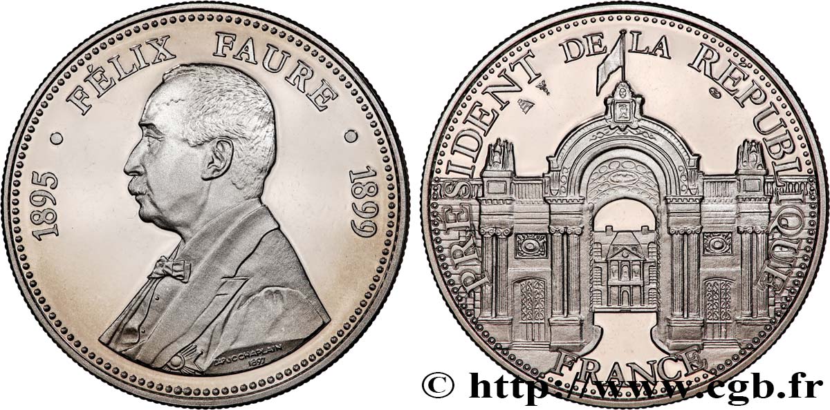 III REPUBLIC Médaille, Felix Faure, Président de la république MS