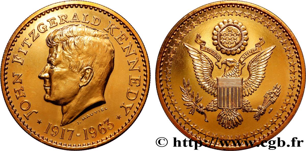 UNITED STATES OF AMERICA Médaille, John Fitzgerald Kennedy AU