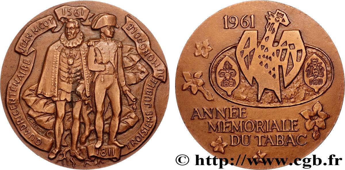 V REPUBLIC Médaille, Année mémoriale du Tabac AU