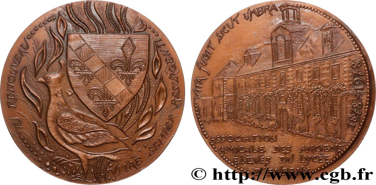 V REPUBLIC Médaille, Association amicale des anciens élèves du lycée d’Évreux AU