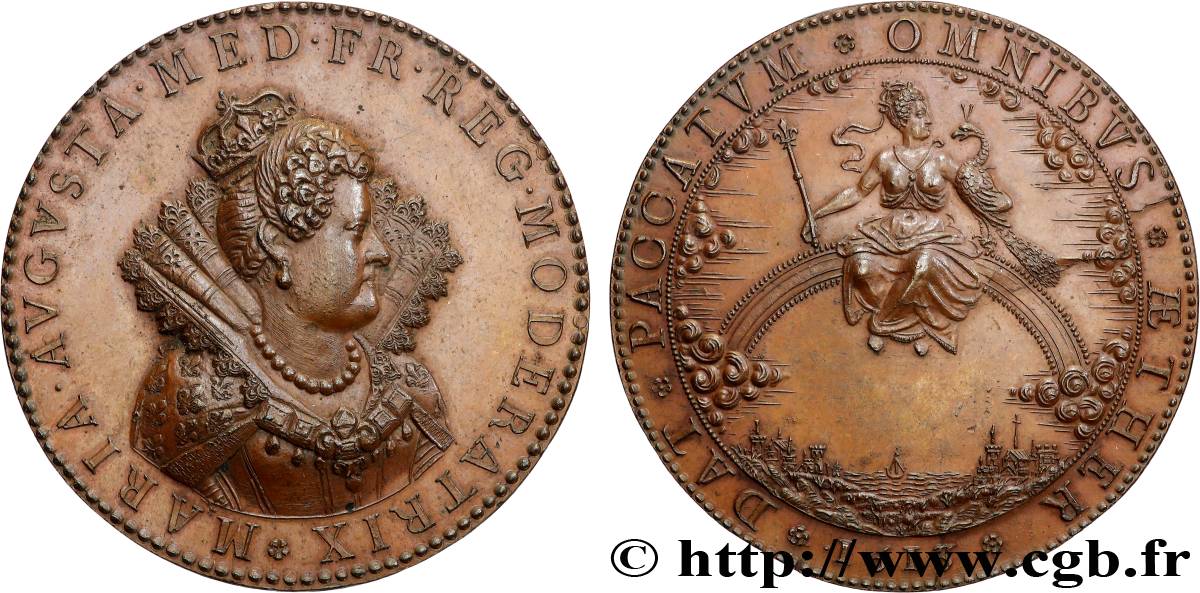 MARIE DE MÉDICIS Marie de Médicis, régente, frappe postérieure SUP