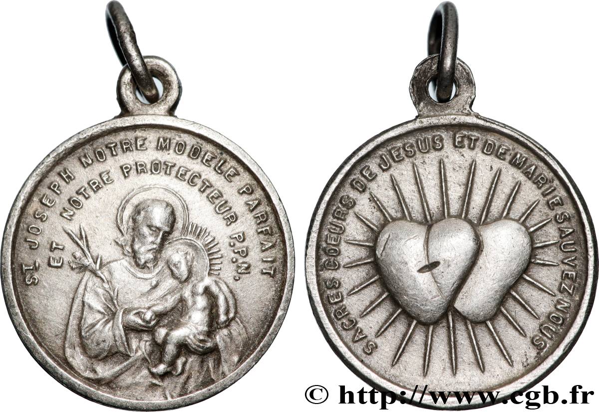 MÉDAILLES RELIGIEUSES Médaille, Saint Joseph TTB+