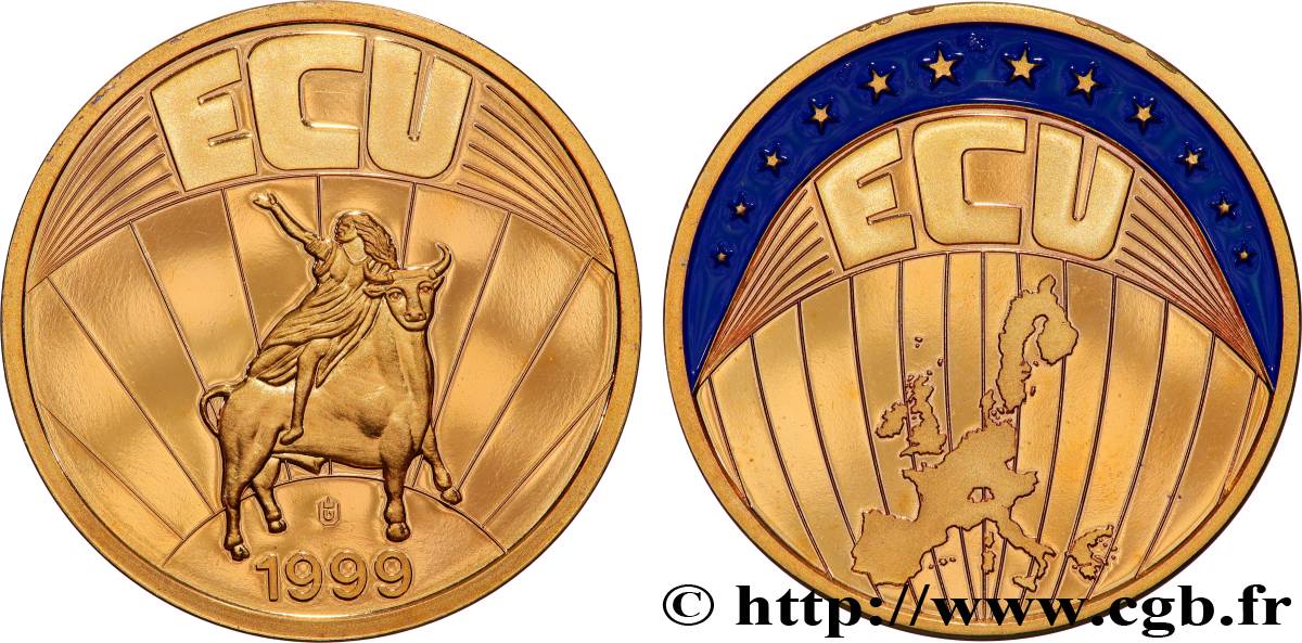 EUROPA Médaille, Ecu Europa MS
