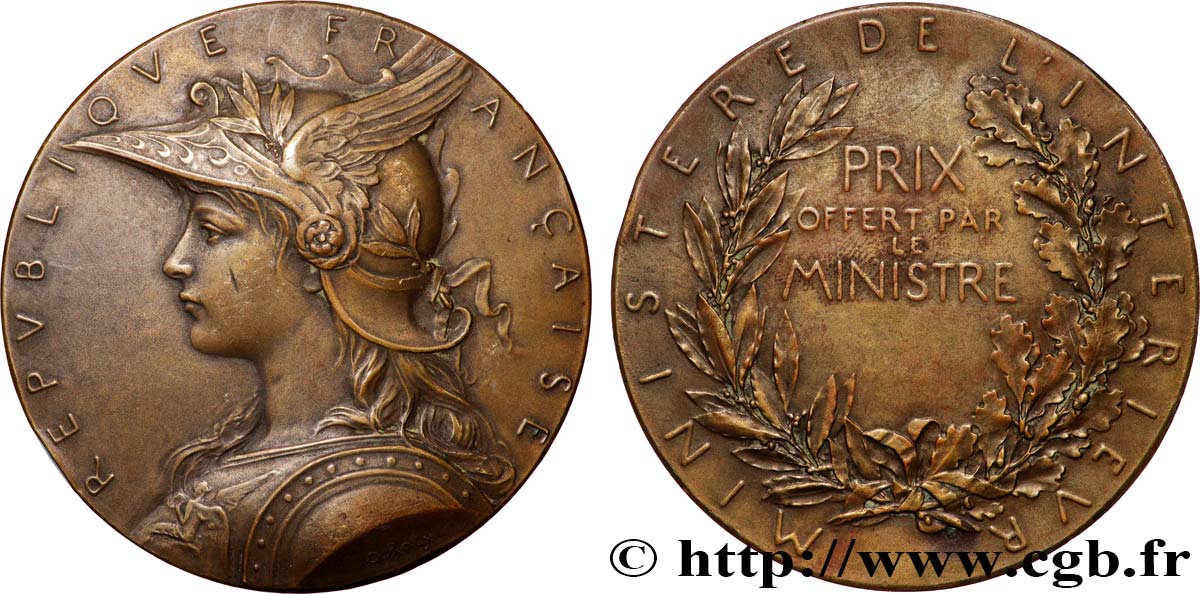 TROISIÈME RÉPUBLIQUE Médaille, Concours de tir TTB