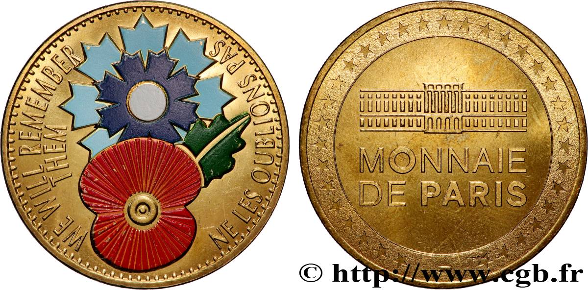QUINTA REPUBBLICA FRANCESE Médaille, Centenaire de la Grande Guerre q.SPL
