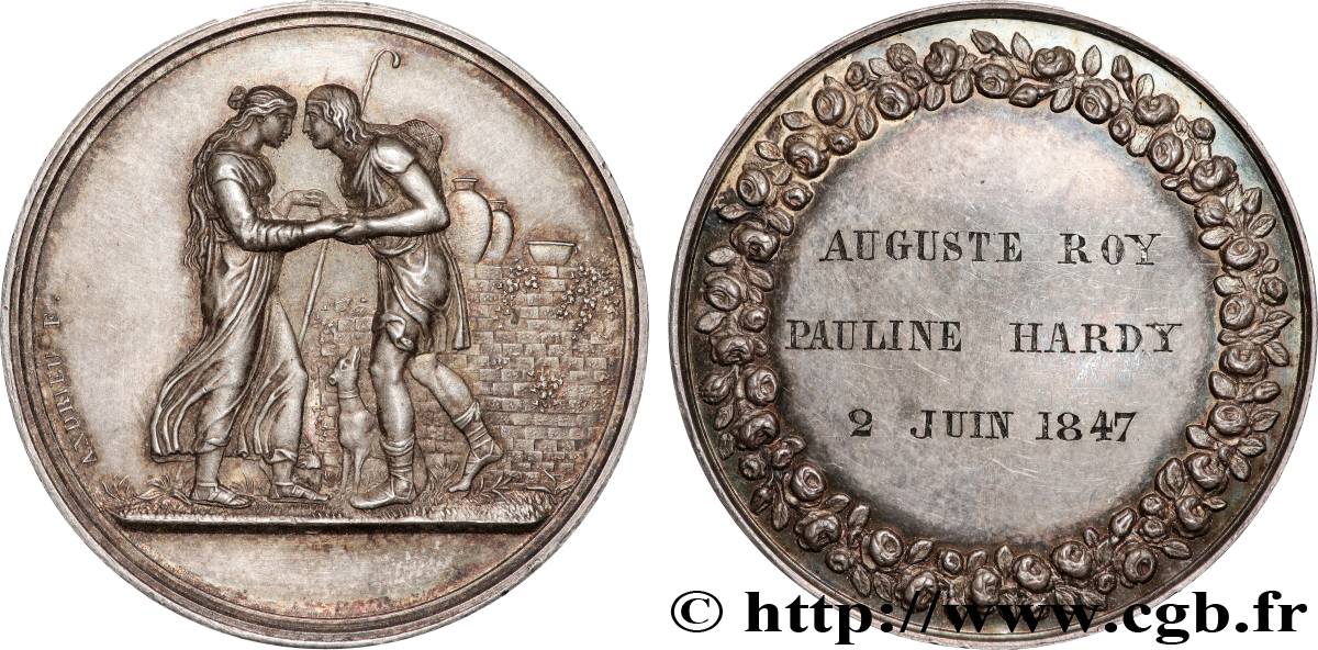 AMOUR ET MARIAGE Médaille de mariage, Jacob et Rachel, Stéphanie Napoléon et le Prince Louis de Bade SUP