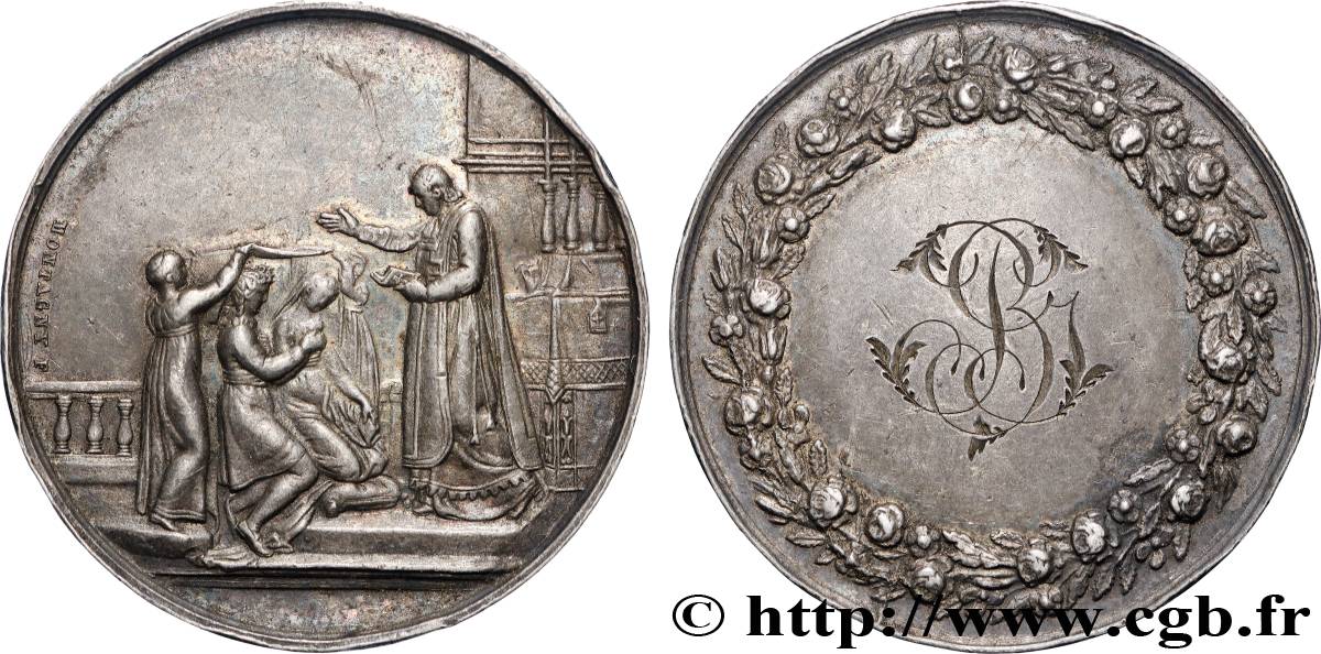 AMOUR ET MARIAGE Médaille de mariage AU