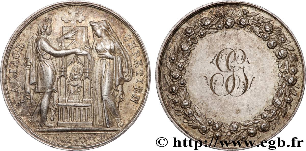 LOVE AND MARRIAGE Médaille, Mariage chrétien AU