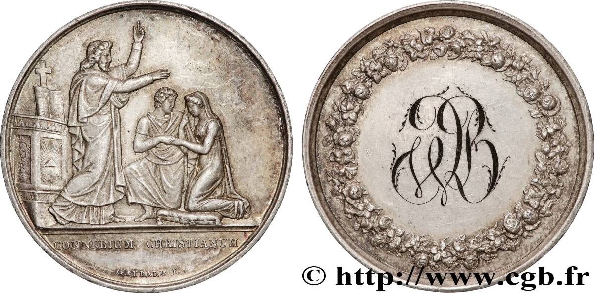 AMOUR ET MARIAGE Médaille de mariage, Connubium Christianum AU