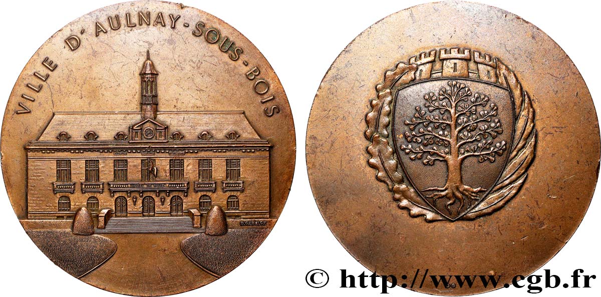 V REPUBLIC Médaille, Aulnay-sous-Bois XF