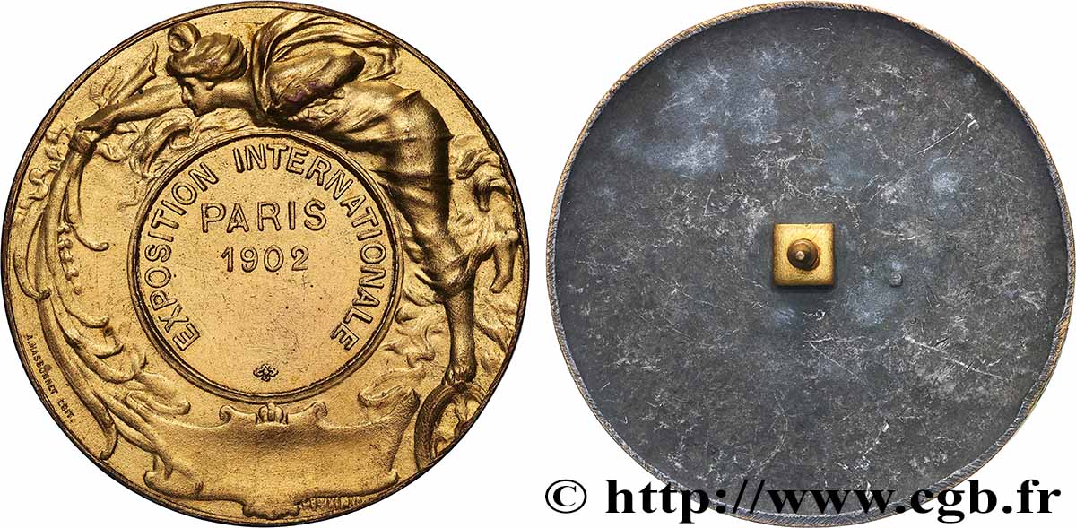 DRITTE FRANZOSISCHE REPUBLIK Médaille, Exposition Internationale SS