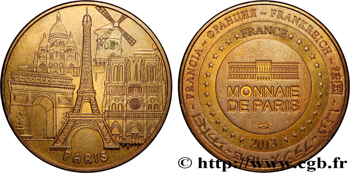 TOURISTIC MEDALS Médaille touristique, Paris VZ