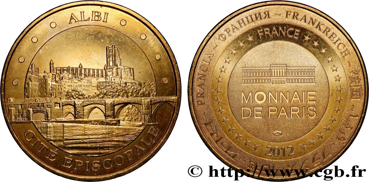 MÉDAILLES TOURISTIQUES Médaille touristique, Cité épiscopale d’Albi SUP