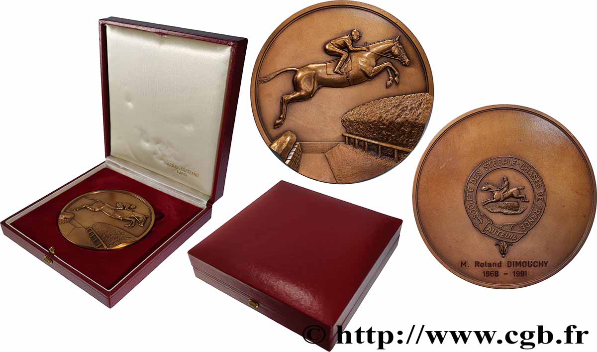 V REPUBLIC Médaille, Société des Steeple-chases de France AU