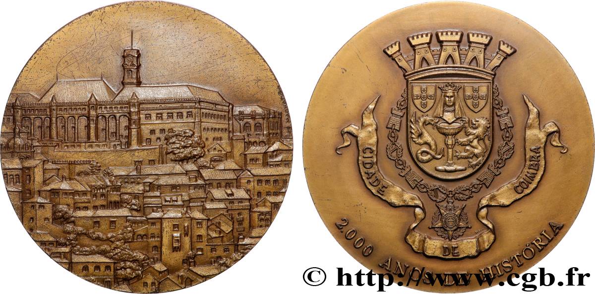 PORTUGAL Médaille, 2000 ans d’histoire TTB+