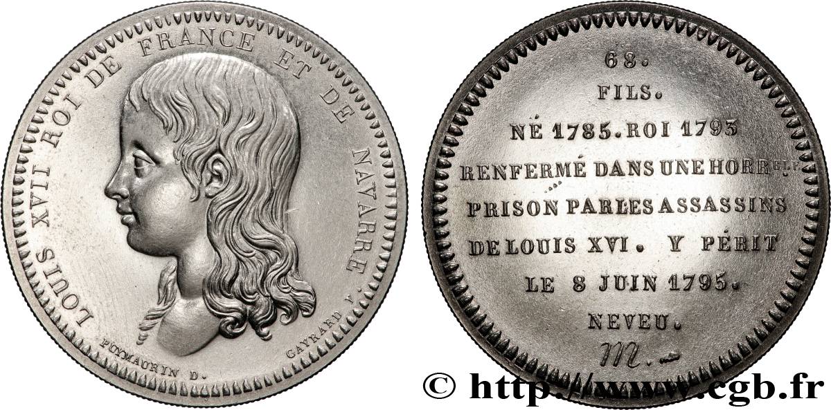SÉRIE MÉTALLIQUE DES ROIS DE FRANCE Médaille, Louis XVIII - 68 - refrappe ultra-moderne EBC
